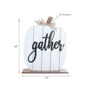 Wooden White Pumpkin Stand (Gather)