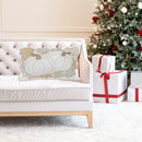 Cotton Embroidered Cushion (Pumpkin Patch) - Set of 2