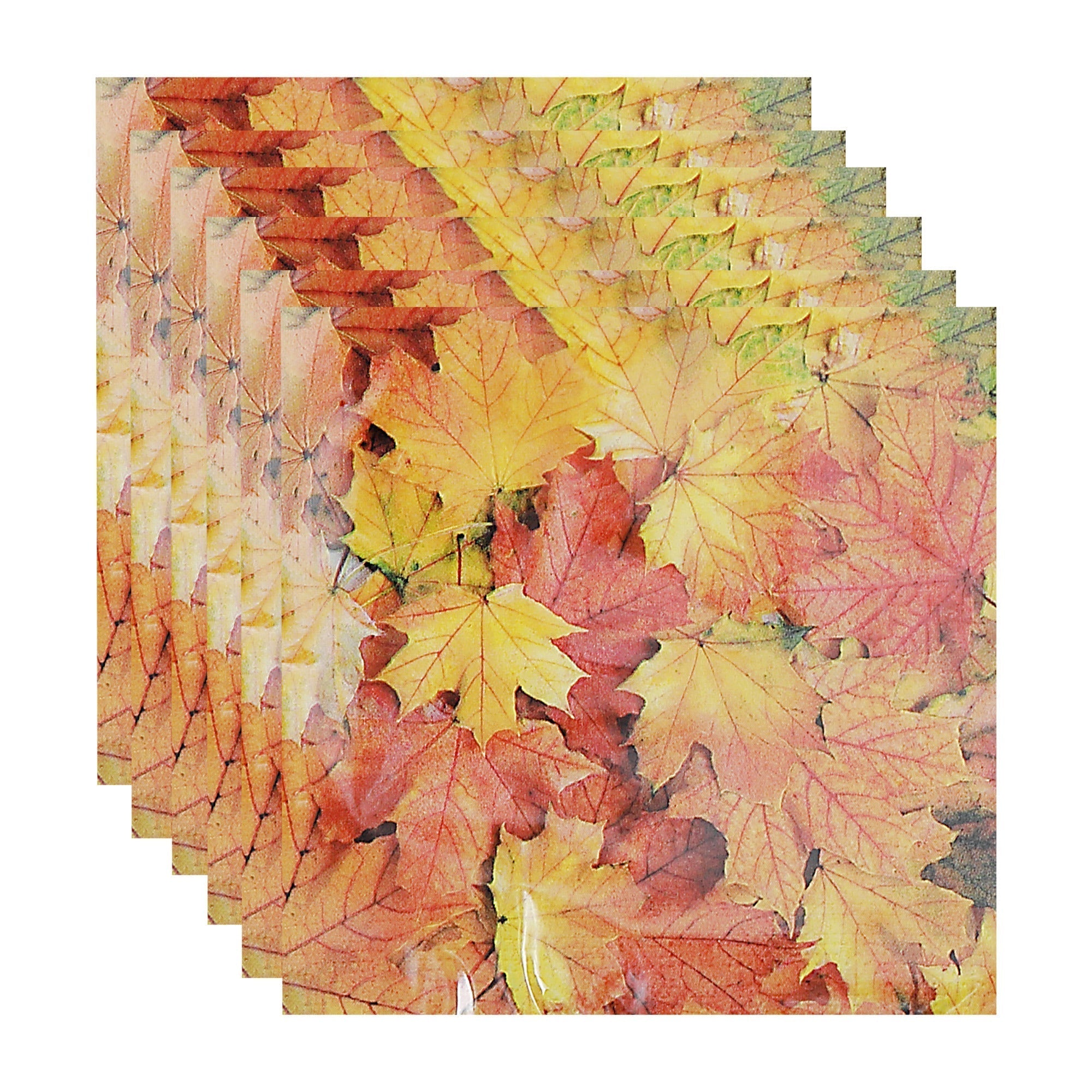 20 Pack Luncheon 3-Ply Napkin Autumn Leaves Set of 6 – Fall/Thanksgiving Table Decor, Seasonal Dining Accent, Autumn Napkins