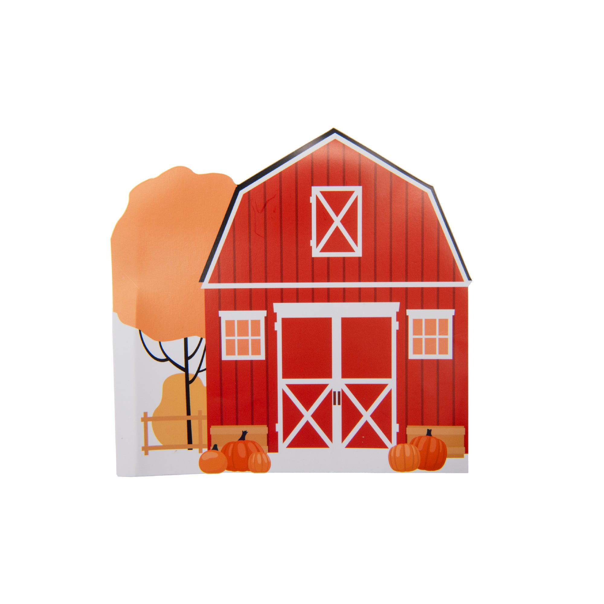 12 Pack 3 Ply Shaped Napkin Pumpkin Barn, Fall Harvest, Paper Napkins, Holiday Decor- Set of 6