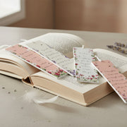 Assorted Wooden Floral Bookmarks - Set of 4