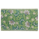 Coir Door Mat Floral Green Pattern
