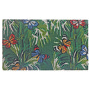 Coir Door Mat Butterfly Floral