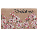 Coir Door Mat Magnolia Blossom Welcome 18 X 30