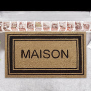 Coir Door Mat Durable Natural Fiber Welcome Mat For Entryway Porch And Home Decor, Heavy Duty Coir Door Mat, Natural Fiber Welcome Rug, Outdoor Entryway Mat, Durable Porch Decor