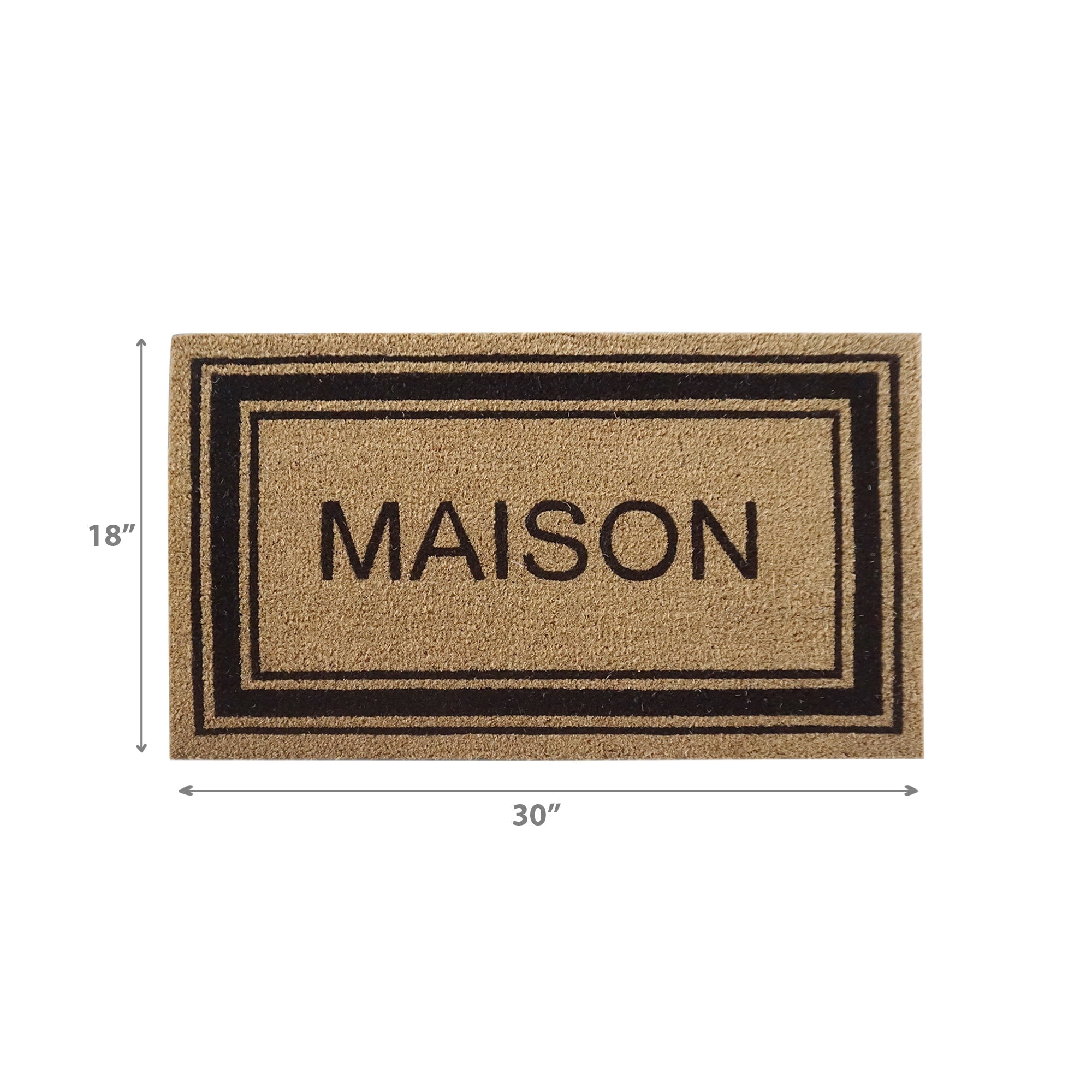 Coir Door Mat Durable Natural Fiber Welcome Mat For Entryway Porch And Home Decor, Heavy Duty Coir Door Mat, Natural Fiber Welcome Rug, Outdoor Entryway Mat, Durable Porch Decor