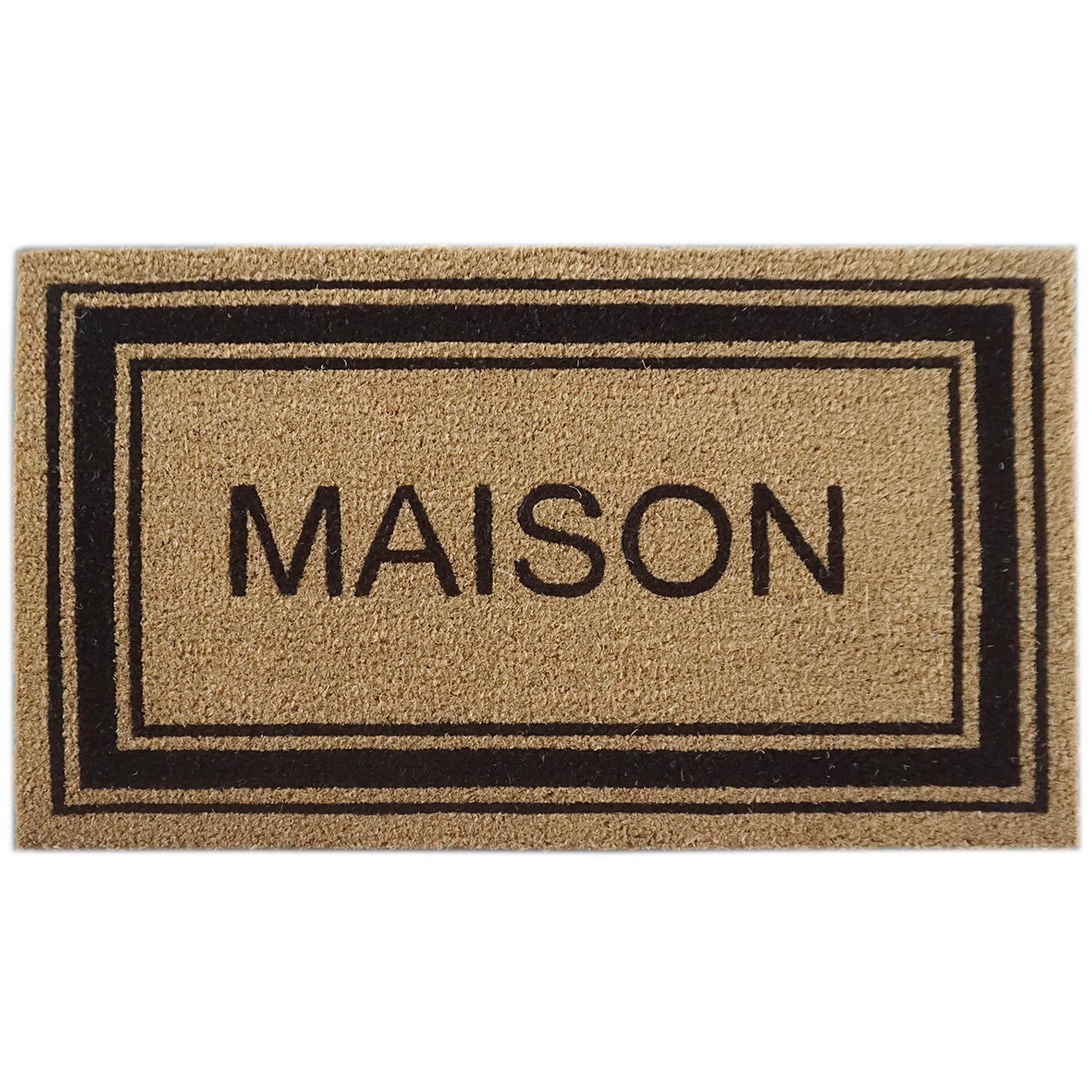 Coir Door Mat Durable Natural Fiber Welcome Mat For Entryway Porch And Home Decor, Heavy Duty Coir Door Mat, Natural Fiber Welcome Rug, Outdoor Entryway Mat, Durable Porch Decor
