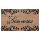 Coir Door Mat Bienvenue Scroll 18 X 30