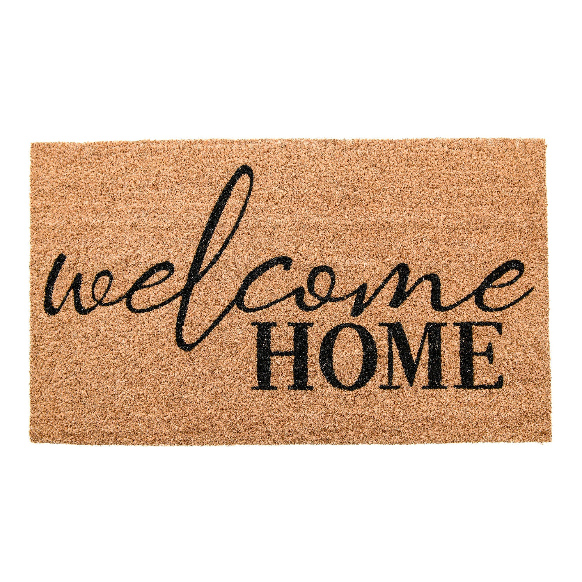 Coir Door Mat Classic "Welcome Home" Design