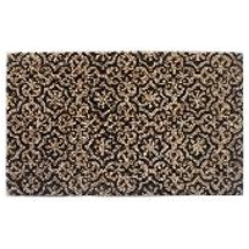 Coir Door Mat Garden Moroccan Pattern