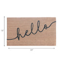 Coir Door Mat Hello