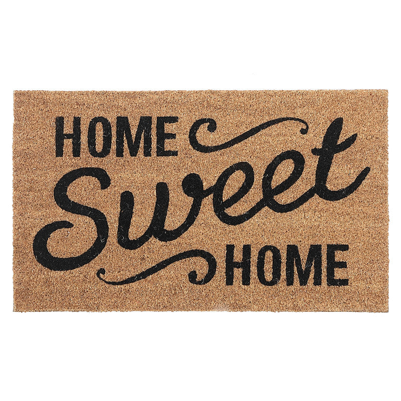Coir Door Mat "Home Sweet Home" Welcome Mat