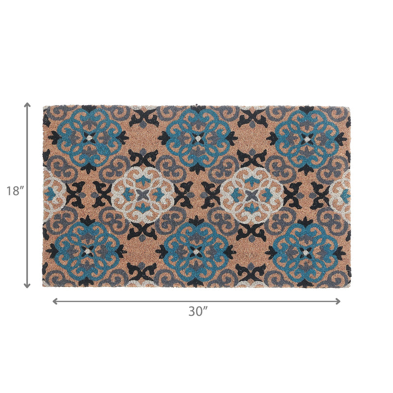 Coir Door Mat Serenity Pattern