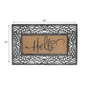 Rubber & Coir Mat Hello