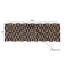 Coir Door Mat Garden Moroccan Pattern 16 X 48