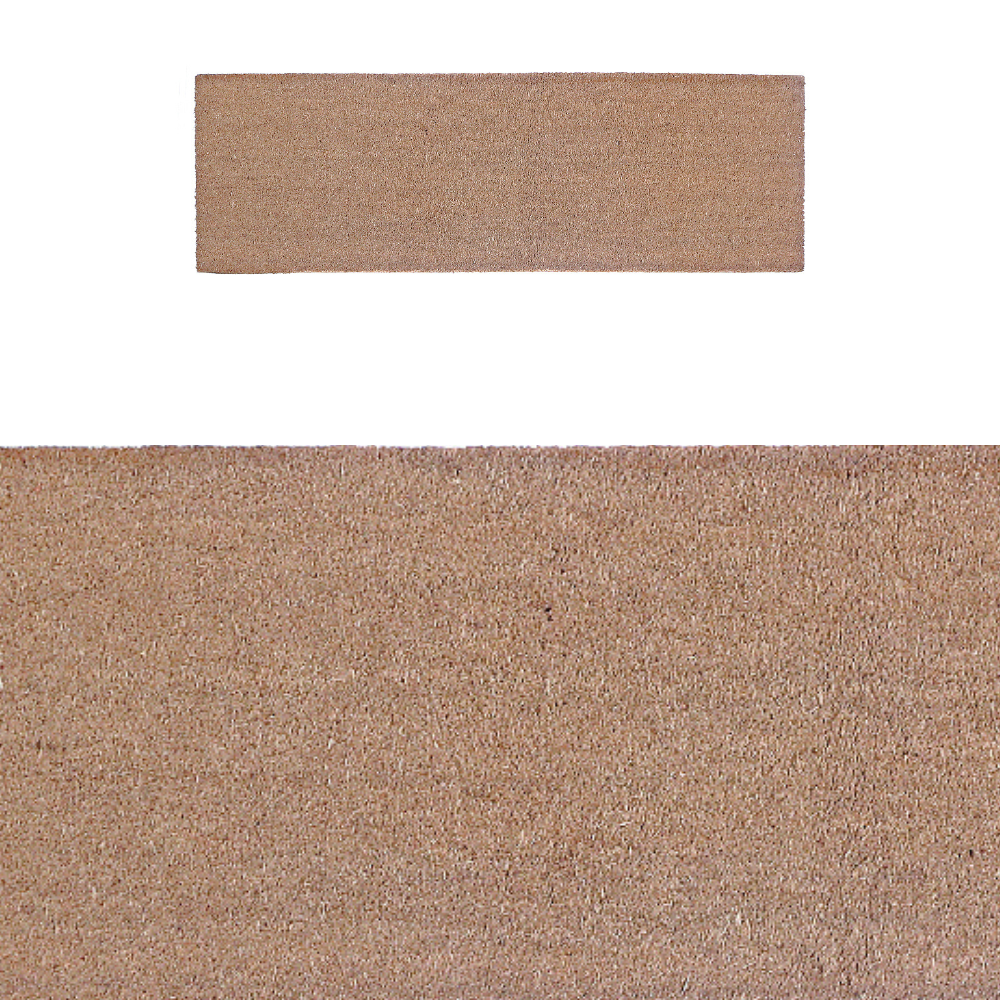 Custom Plain Coir Door Mat 16 X 48, Outdoor Door Runner Mat, Natural Coir Mat