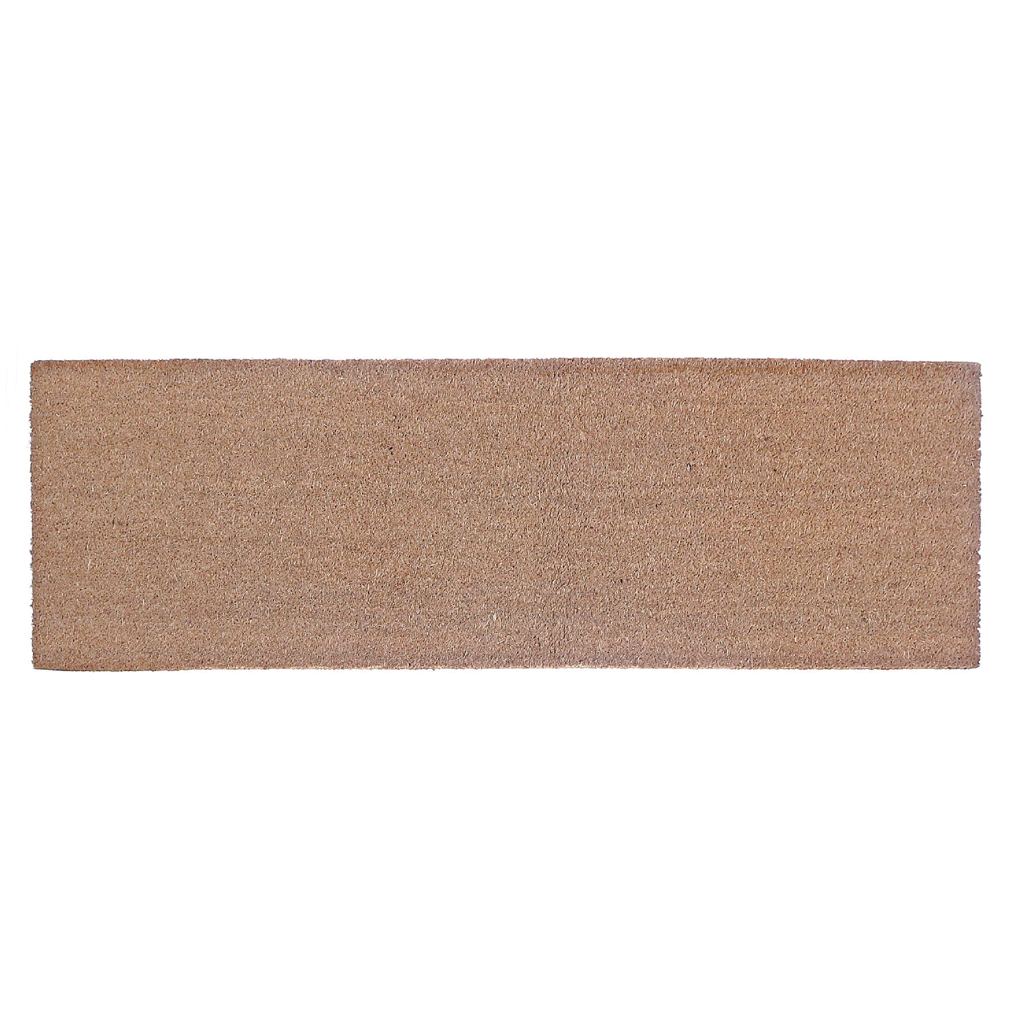 Plain Coir Door Mat 16x48 Inch, Natural Fiber Doormat, Outdoor/Indoor Entryway Mat