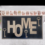 Rubber Mat Home Keys, Home Keys Rubber Mat, Non Slip Welcome Rug, Entryway Floor Mat, Decorative Outdoor Door Mat