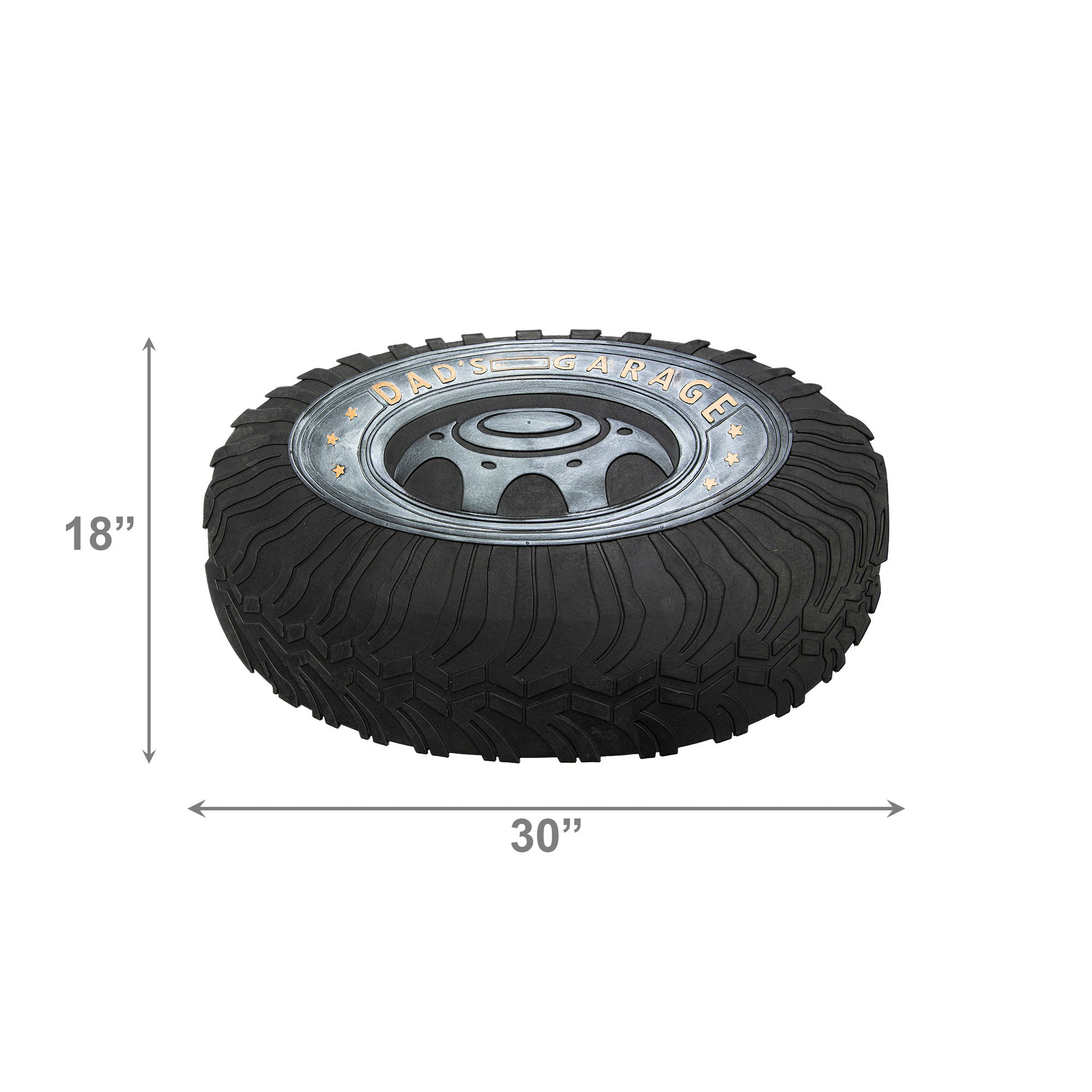 Rubber Mat with Tire Tread Pattern