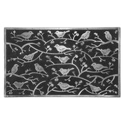 Rubber Door Mat Birds On Branches Design
