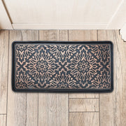 Rubber Boot Tray Floral Pattern, Entryway Mat, Heavy Duty Boot Tray