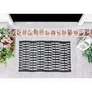Rubber Basket Weave Floor Mat, Entryway Mat, Heavy Duty Home Floor Protector