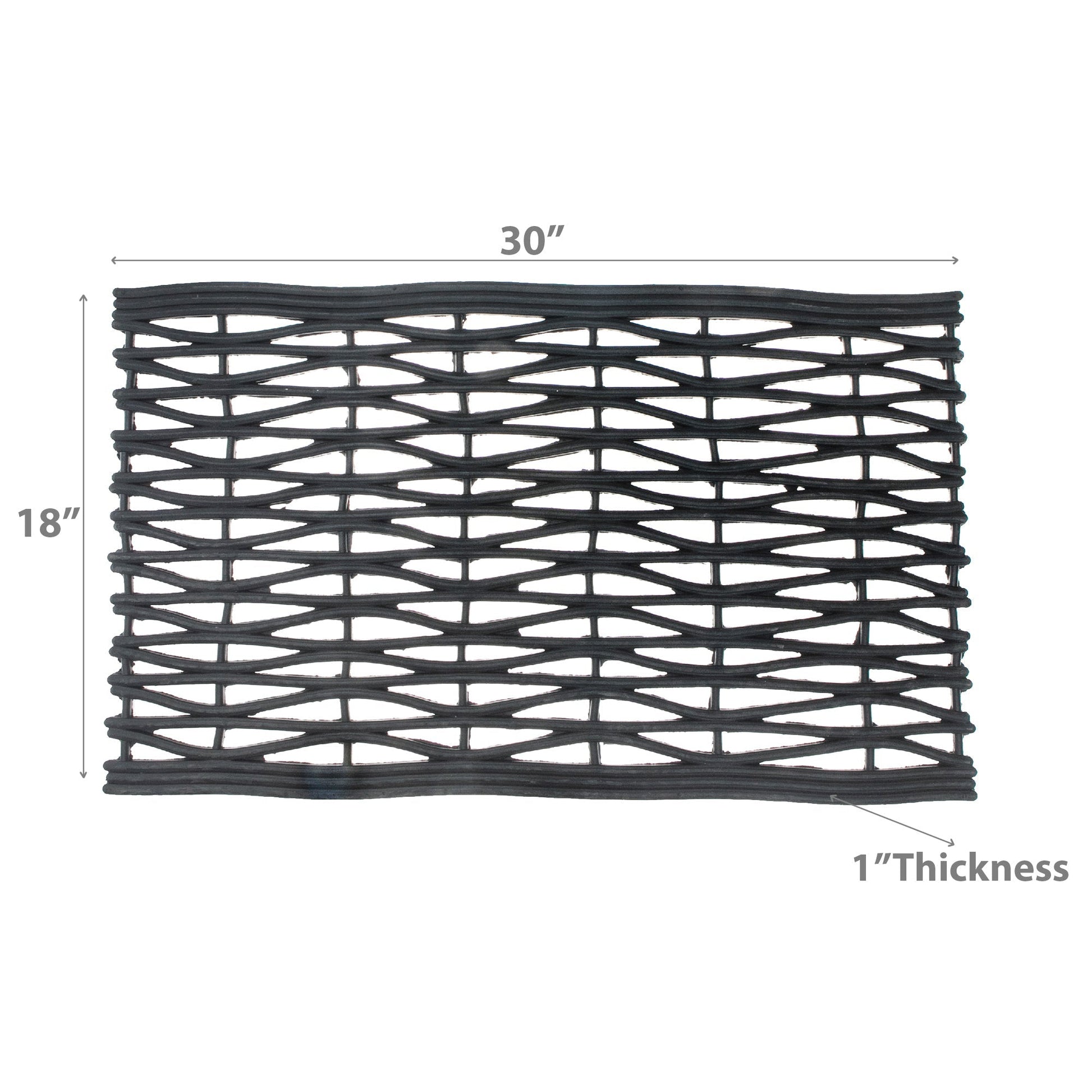 Rubber Mat Basket Weave