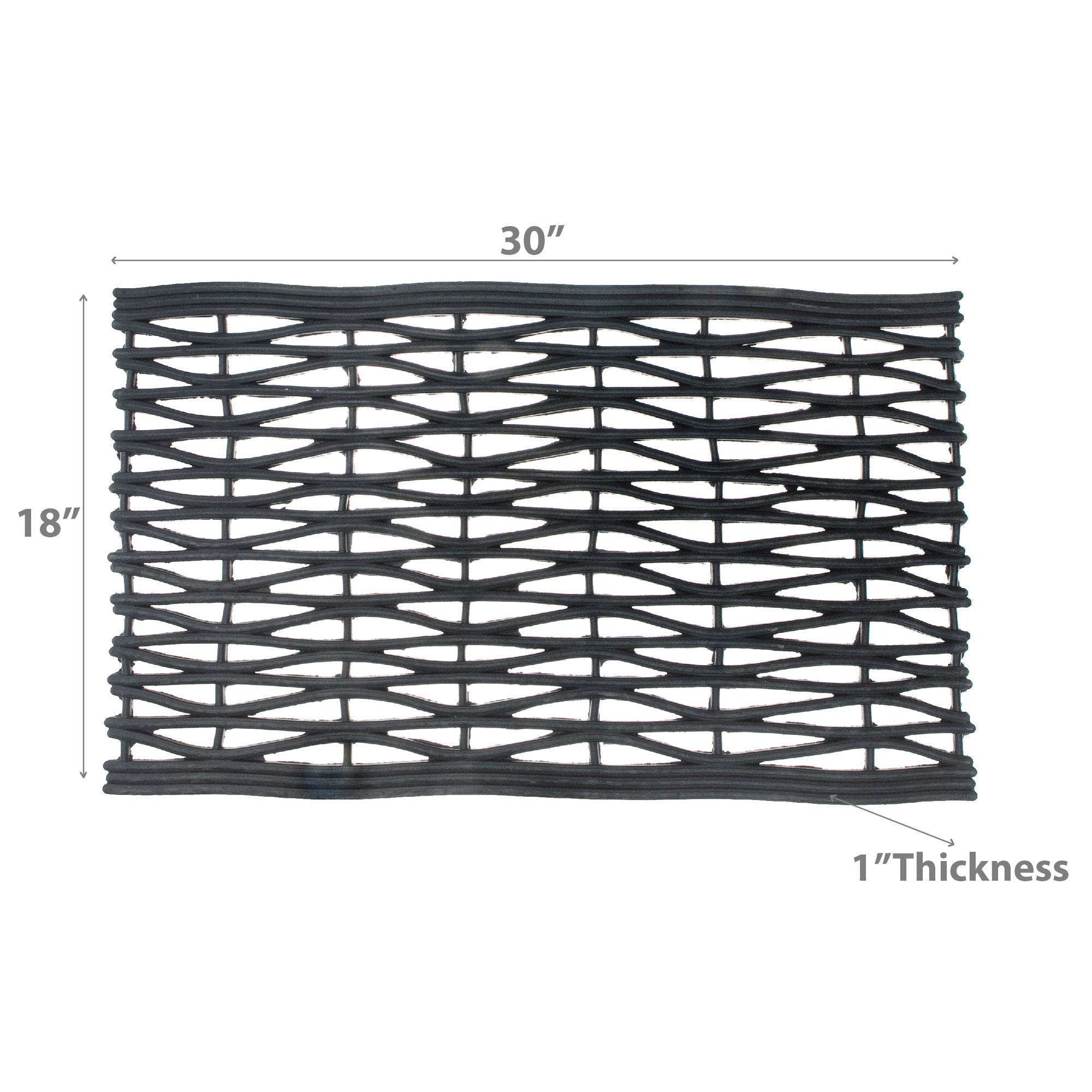 Rubber Mat Basket Weave