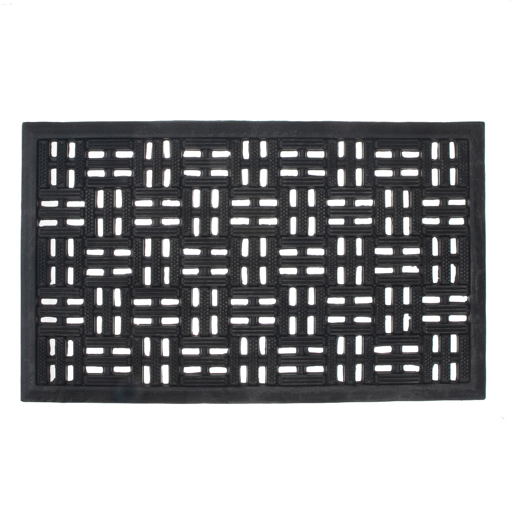Rubber Mat Square Grid, Entryway Floor Protector, Heavy Duty Home Mat