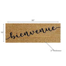 Coir Door Mat Bienvenue 10 X 30