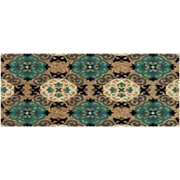 Coir Door Mat Serenity Pattern 10"X30"