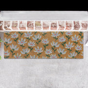Coir Door Mat Shasta Daisy 10 X 30 Inch, Front Porch Welcome Mat, Outdoor Home Decor
