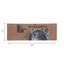 Coir Door Mat Welcome Cat 10"X30"