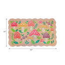 Scallop Shape Coir Door Mat Welcome Mushroom