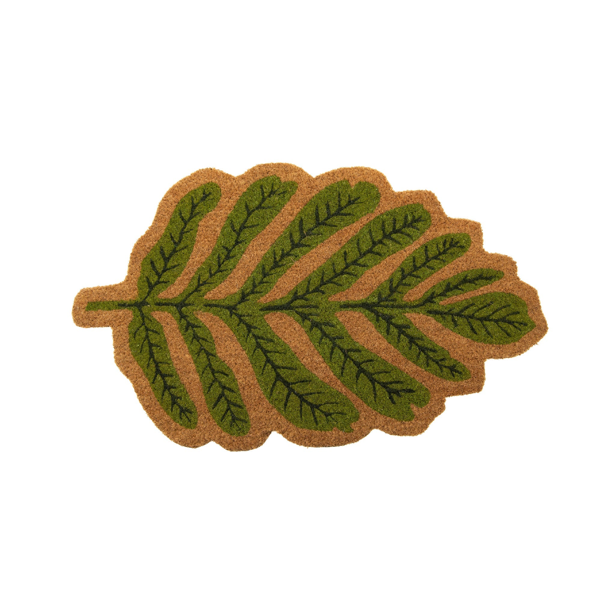 Leaf Shape Coir Door Mat