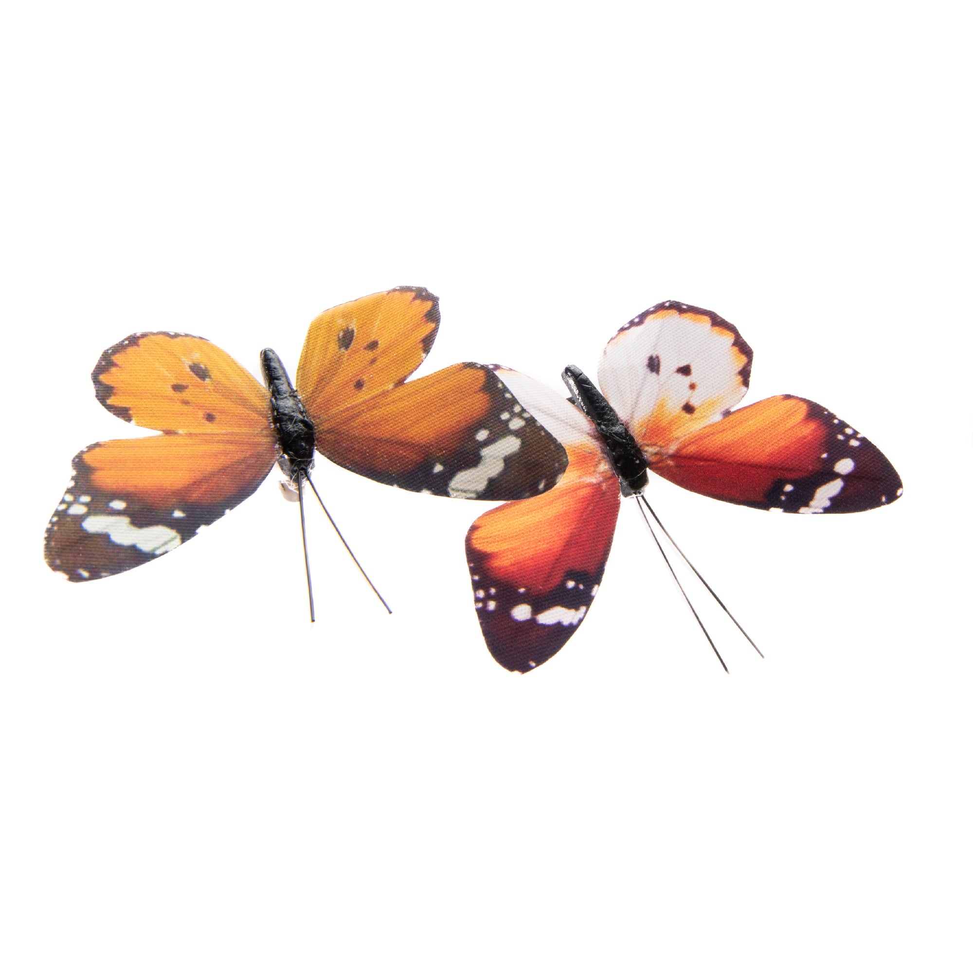 Set of 2 Decorative Butterfly Hair Clips - Set of 12
