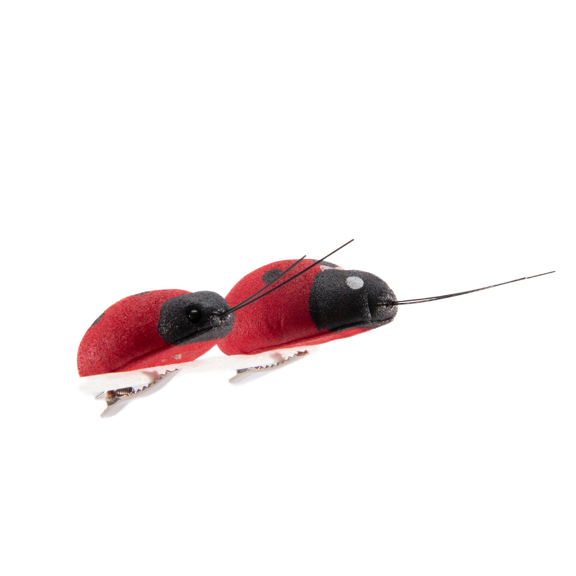 Set of 2 Ladybug-Themed Decorative Clips - Set of 12