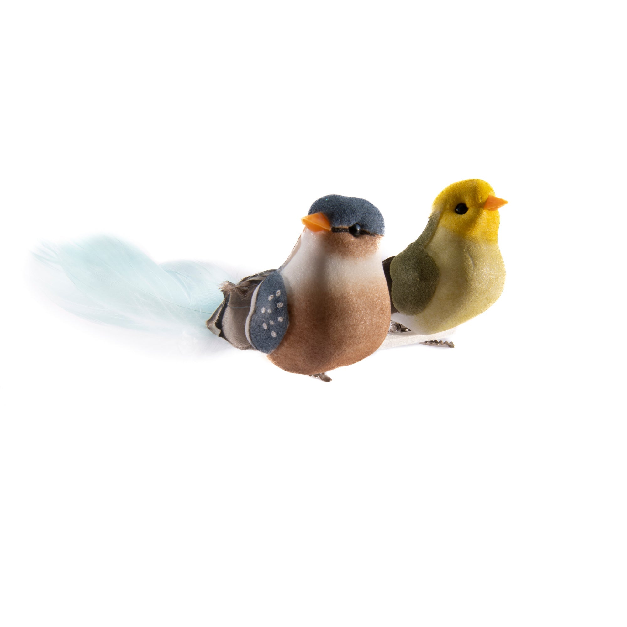 Set of 2 Bird-Shaped Decorative Clips - Set of 12