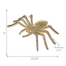 Gold Spider Decor 12.75" Large