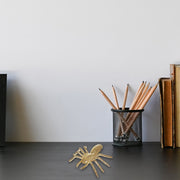 Gold Spider Decor 10" Small – Halloween Decoration, Indoor Table Decor