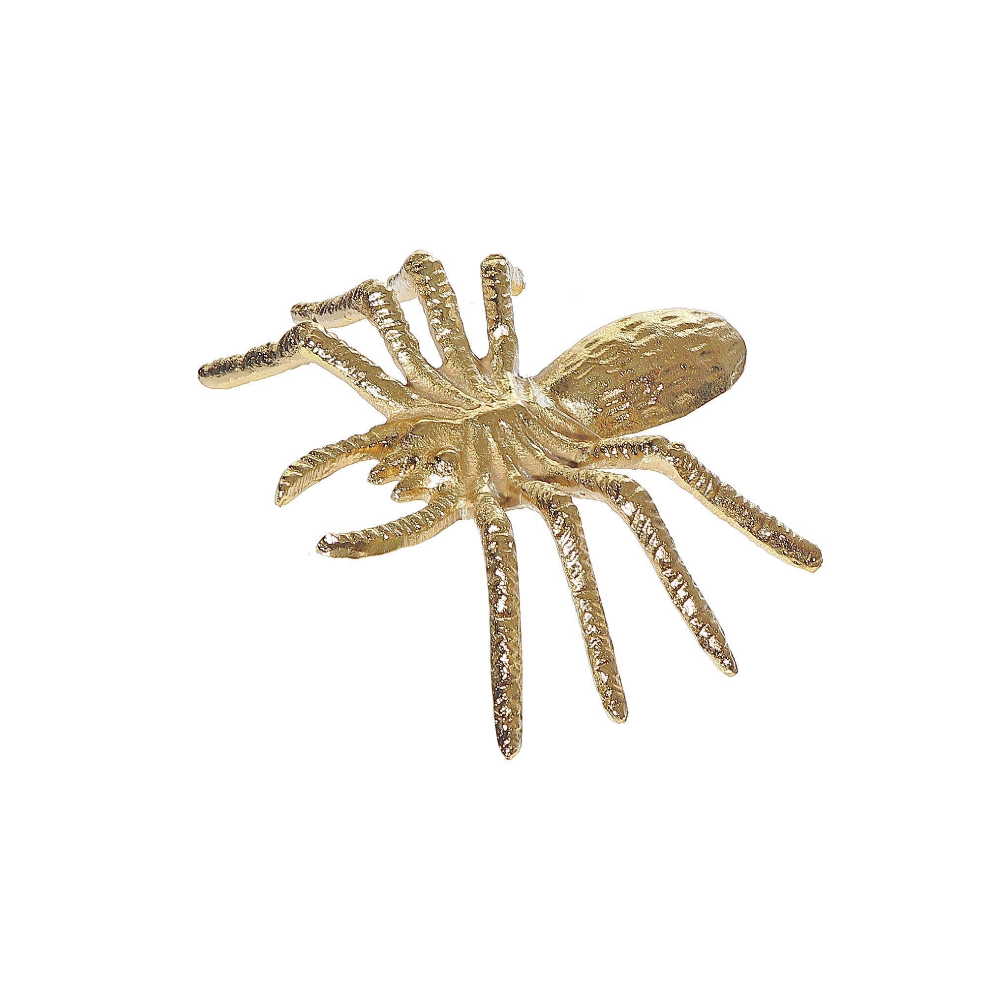 Gold Spider Decor 10" Small – Halloween Decoration, Indoor Table Decor