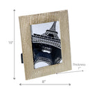 5"X7" Picture Frame Gold Stripe