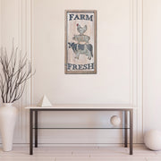 Farm Fresh Animals Wall Sign, Rustic Farmhouse Wall Decor, Country Home Accent