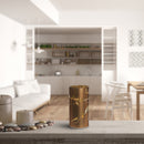 Led Cylinder Glass Stand Bird Bronze