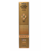 Gonesh Incense Sticks – Sandalwood, Set of 8, Earthy Aroma