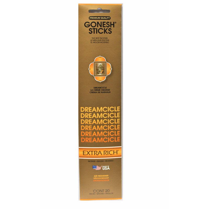 Gonesh Incense Sticks – Dreamsicle, Set of 8, Sweet Aroma