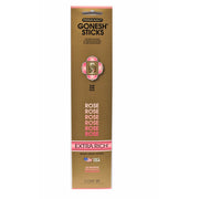 Gonesh Incense Sticks – Rose, Set of 8, Floral Aroma