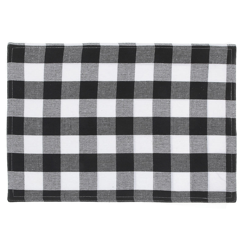 Cotton Placemat (White Buffalo) - Set of 12