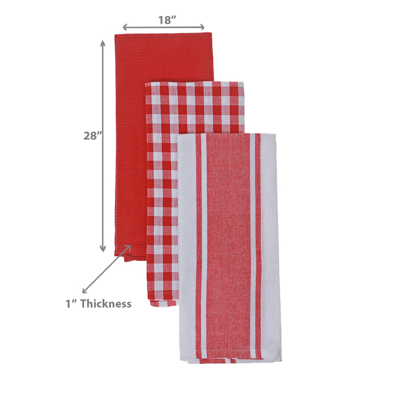 3 Pack Kitchen Towel Set
