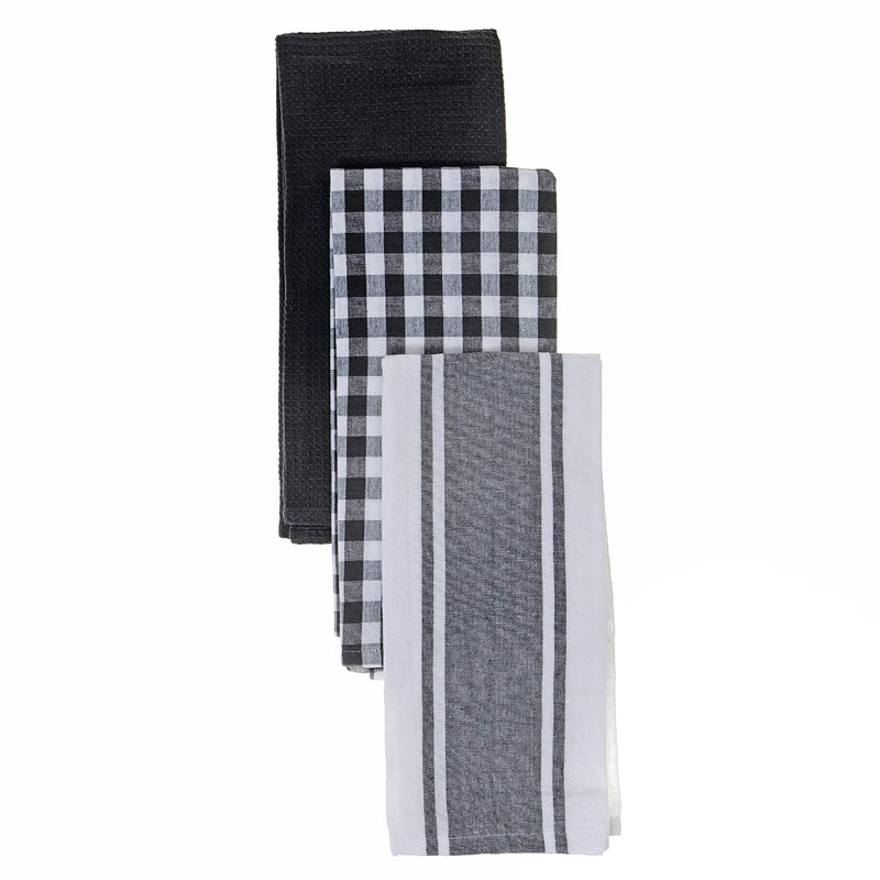 3 Pack Dish Cloth Plaid Set